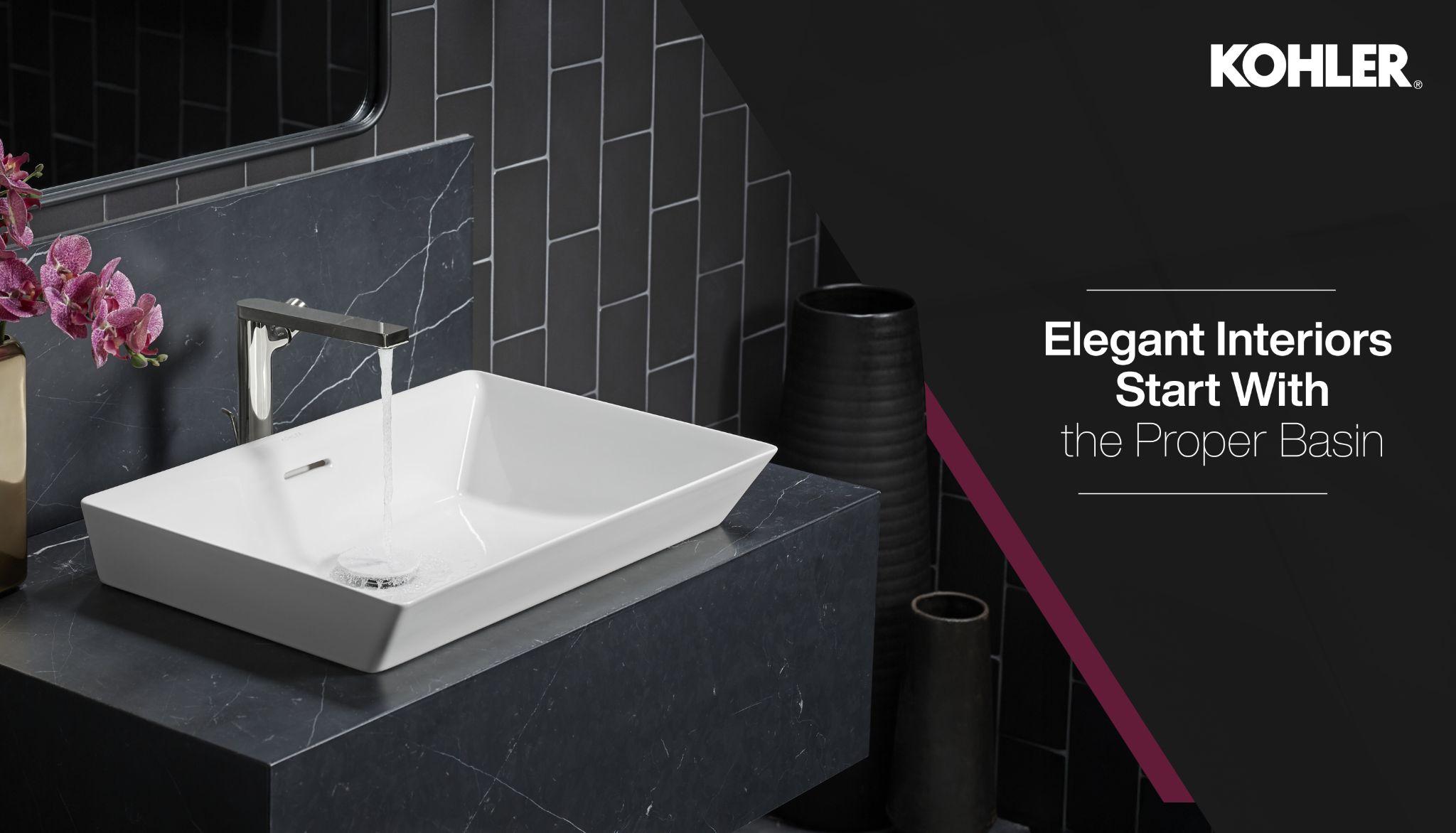 Elegant Interiors Start with the Proper Basin