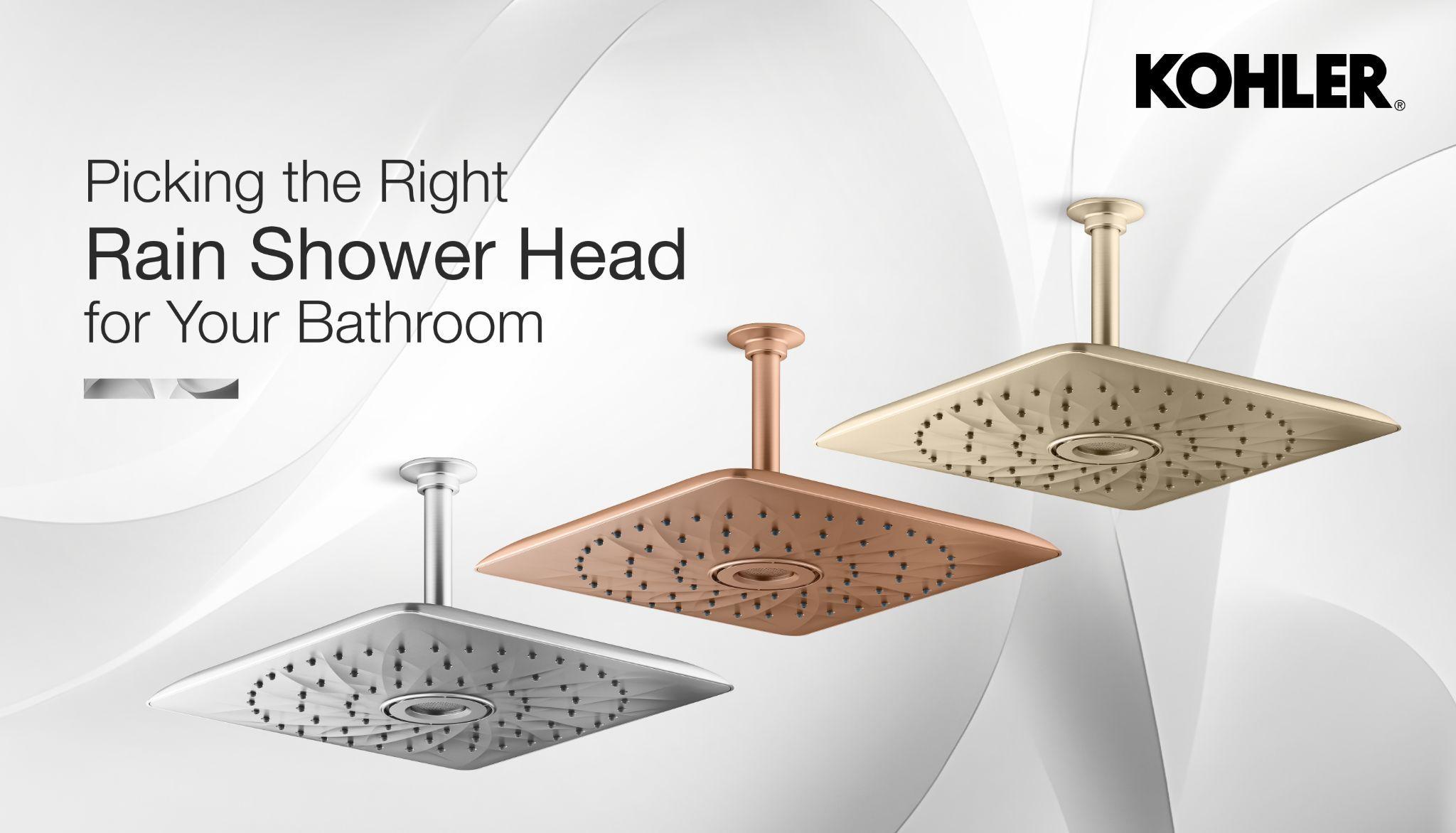Picking the Right Rain Shower Head for Your Bathroom
