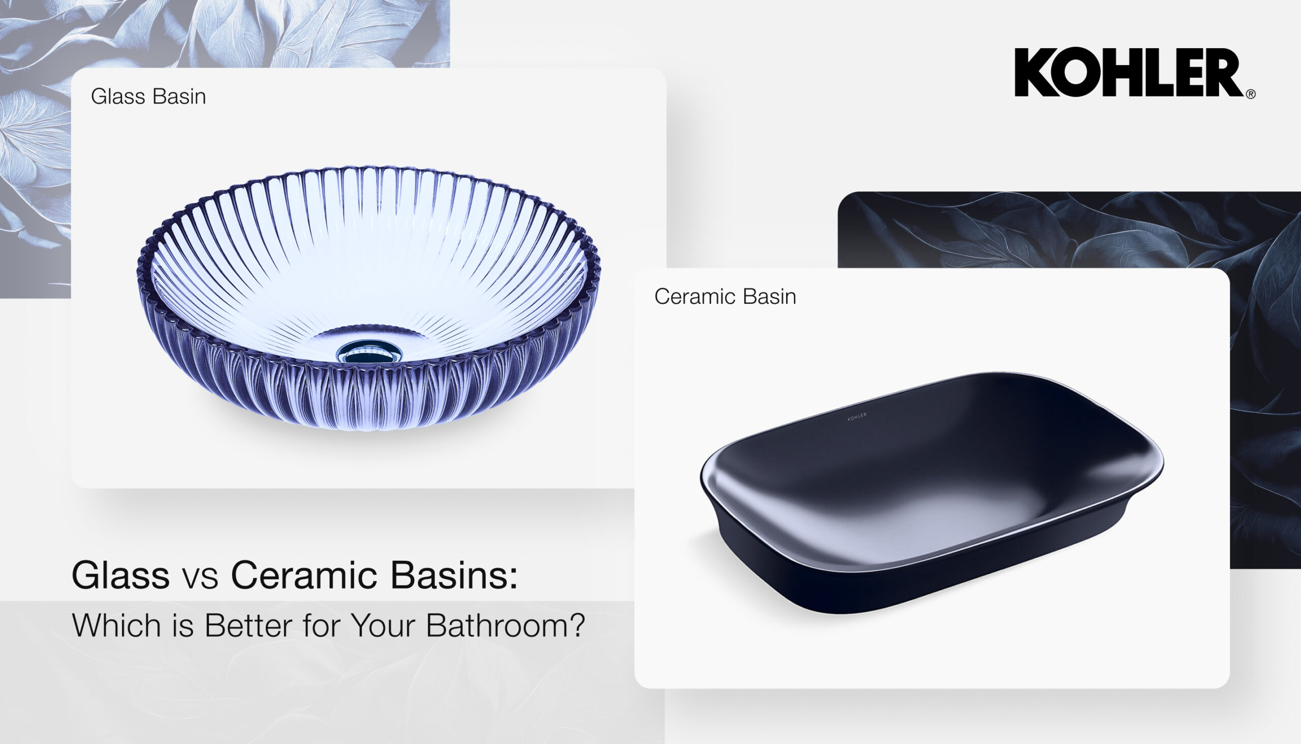 Glass vs Ceramic Basins for Bhutan Bathrooms: A Clear Material Choice